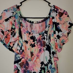 Pinkblush off the shoulder maternity dress